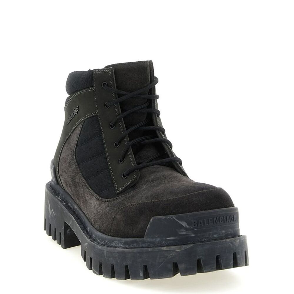 Balenciaga Men's Combat Strike Ankle Boots - Picture 2 of 4